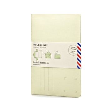 MOLESKINE POSTAL NOTEBOOK - LARGE TEA GREN