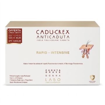 LABO Cadu-Crex Rapid Intensive Anticaduta Iso Foll Caduta Grave Donna 40FL