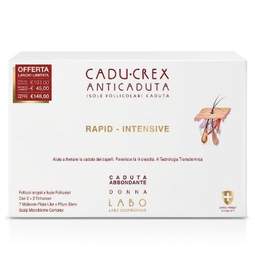 LABO Cadu-Crex Rapid Intensive Anticaduta Iso Foll Caduta Abbondante Donna 40FL