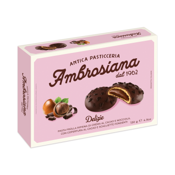 AMBROSIANA DELIZIE FONDENTE E NOCCIOLA 130G
