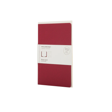 MOLESKINE NOTE CARD ROSSE 11,5X17,5