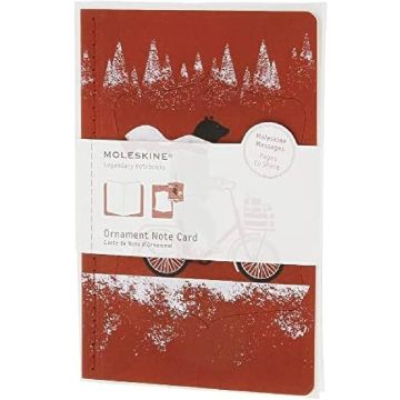 CYCLING BEAR. BIGLIETTO PER APPUNTI ORNAMENTO GRANDE