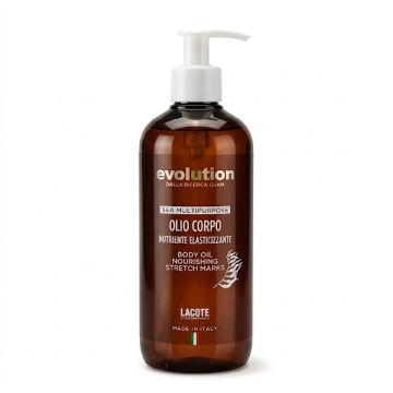 EVOLUTION OLIO CORPO NUTRIENTE ELASTICIZZANTE FLACONE PROFESSIONAL 500 ML