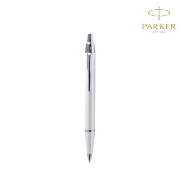 PARKER PENNA TRIM BALLPOINT WHITE PEARL CHROME