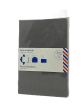 MOLESKINE POSTAL NOTEBOOK - LARGE PEBBLE GRAY