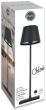 KELU CHLO? - LAMPADA DA TAVOLO IN METALLO A BATTERIA 2,2W NERA