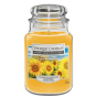 YANKEE CANDLE HI LARGE JAR SUNFLOWER FIELDS 538G