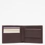 TIMBERLAND PORTAFOGLIO BIFOLD MARRONE SCURO UOMO CON PORTA MONETE TB0RS004