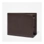 TIMBERLAND PORTAFOGLIO TRIFOLD MARRONE SCURO UOMO CON PORTA MONETE TB0RS008