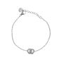 MACHI'S BRACCIALE CERCHIETTI ZIRCONI ESSENTIAL ACCIAIO