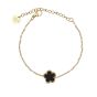 MACHI'S BRACCIALE FIORE SMALTO CLASSIC ORO