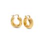 MACHI'S ORECCHINI CERCHIO OVALIZZATO TRENDY ORO