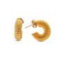 MACHI'S ORECCHINI AMMONITE TRENDY ORO