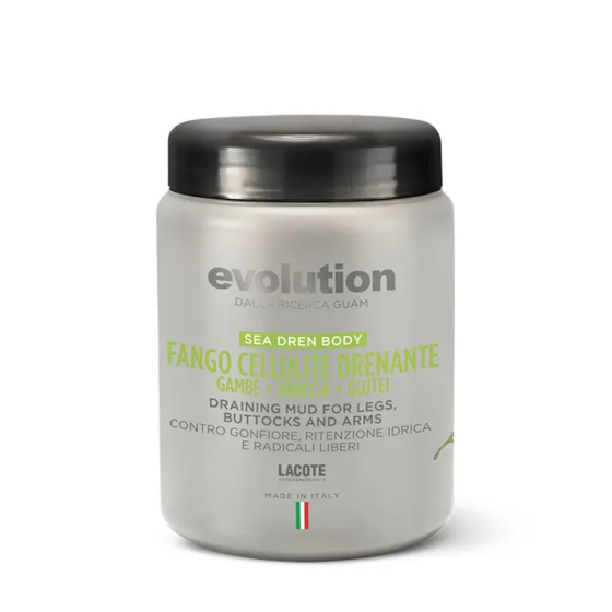 EVOLUTION FANGO CELLULITE DRENANTE GAMBE BRACCIA GLUTEI 1000 GR
