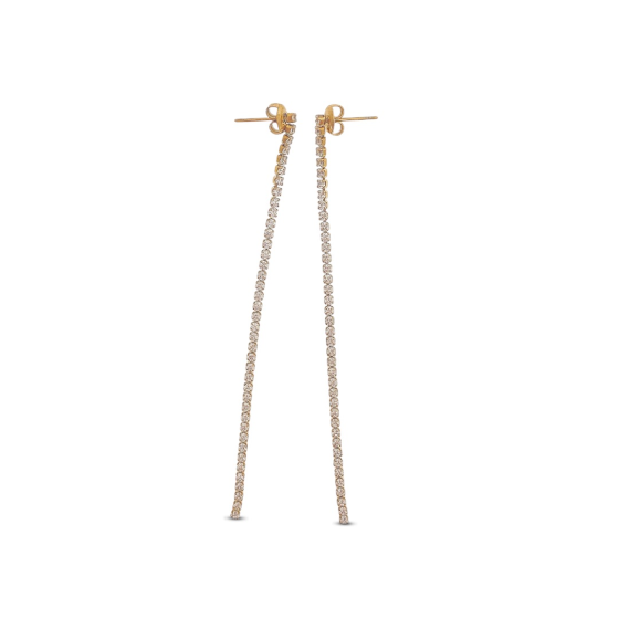 MACHI'S ORECCHINI TENNIS 95MM TENNIS ORO