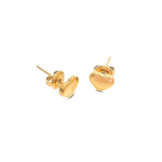 MACHI'S ORECCHINI CUORE AMOUR ORO