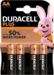 DURACELL PLUS POWER AA 1,5V 4PZ